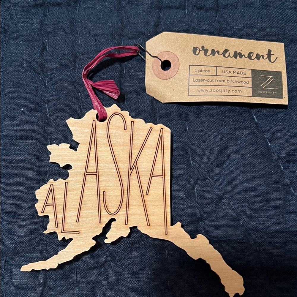 Alaska Birchwood Ornament